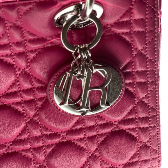 Christian Dior Lady Dior Medium Cannage Lambskin Bag - Picture 7 of 14